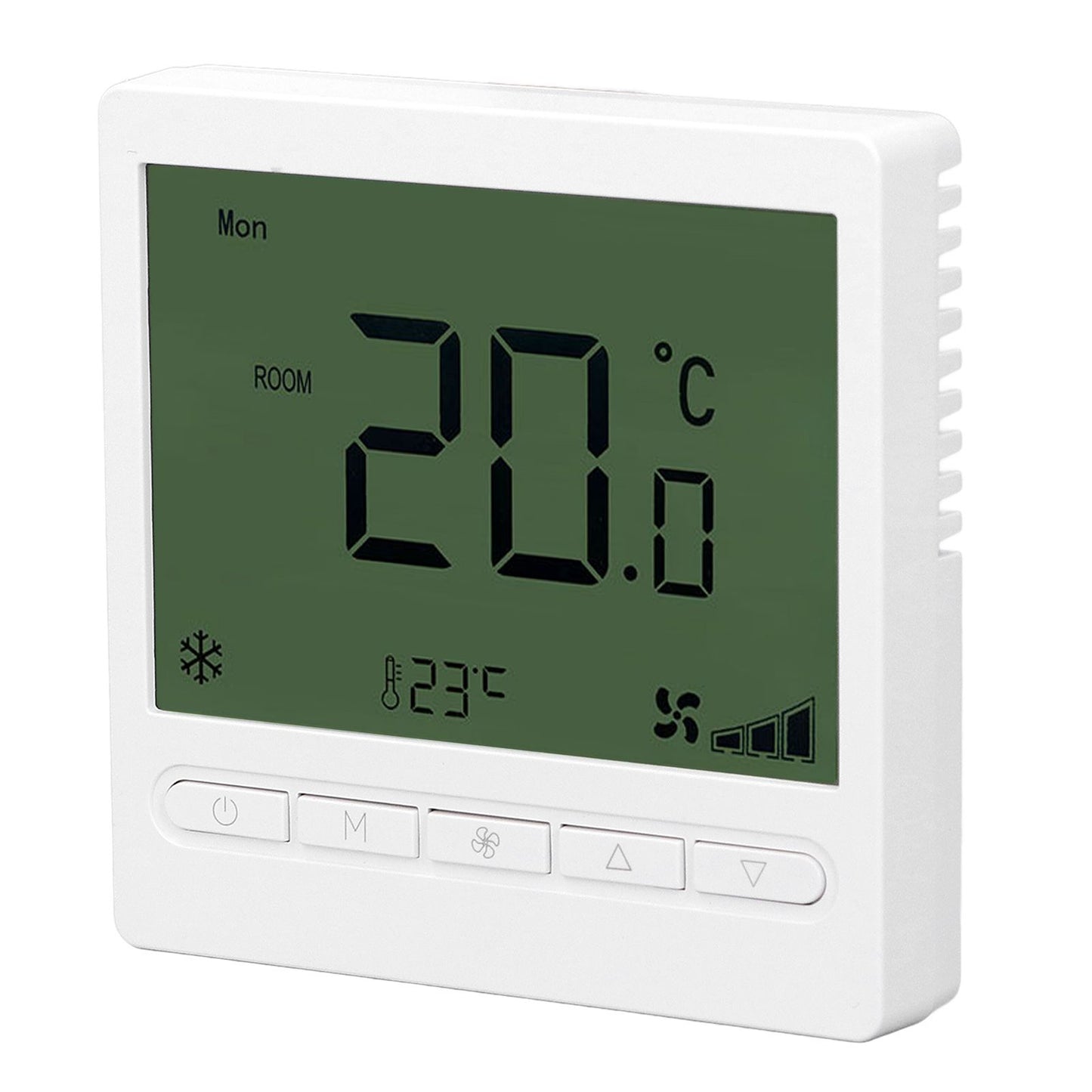 Smart Fan Coil Thermostat ABS LCD Screen Anti Interference Intelligent Thermostat for Home 220V V1294-YM0512-3114220099011