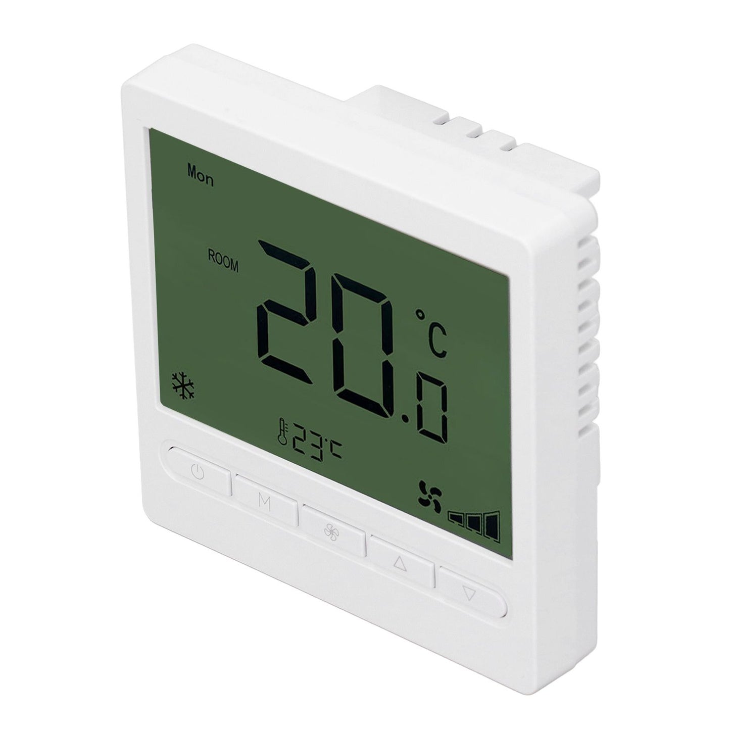 Smart Fan Coil Thermostat ABS LCD Screen Anti Interference Intelligent Thermostat for Home 220V V1294-YM0512-3114220099011