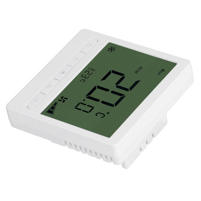 Smart Fan Coil Thermostat ABS LCD Screen Anti Interference Intelligent Thermostat for Home 220V V1294-YM0512-3114220099011