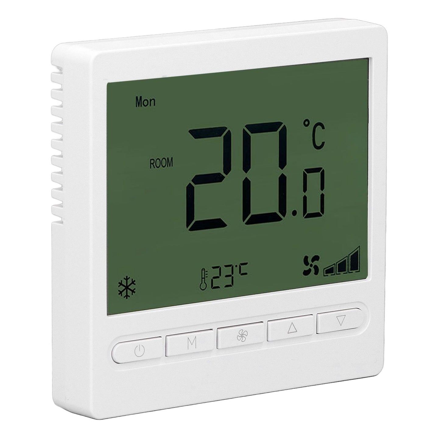 Smart Fan Coil Thermostat ABS LCD Screen Anti Interference Intelligent Thermostat for Home 220V V1294-YM0512-3114220099011