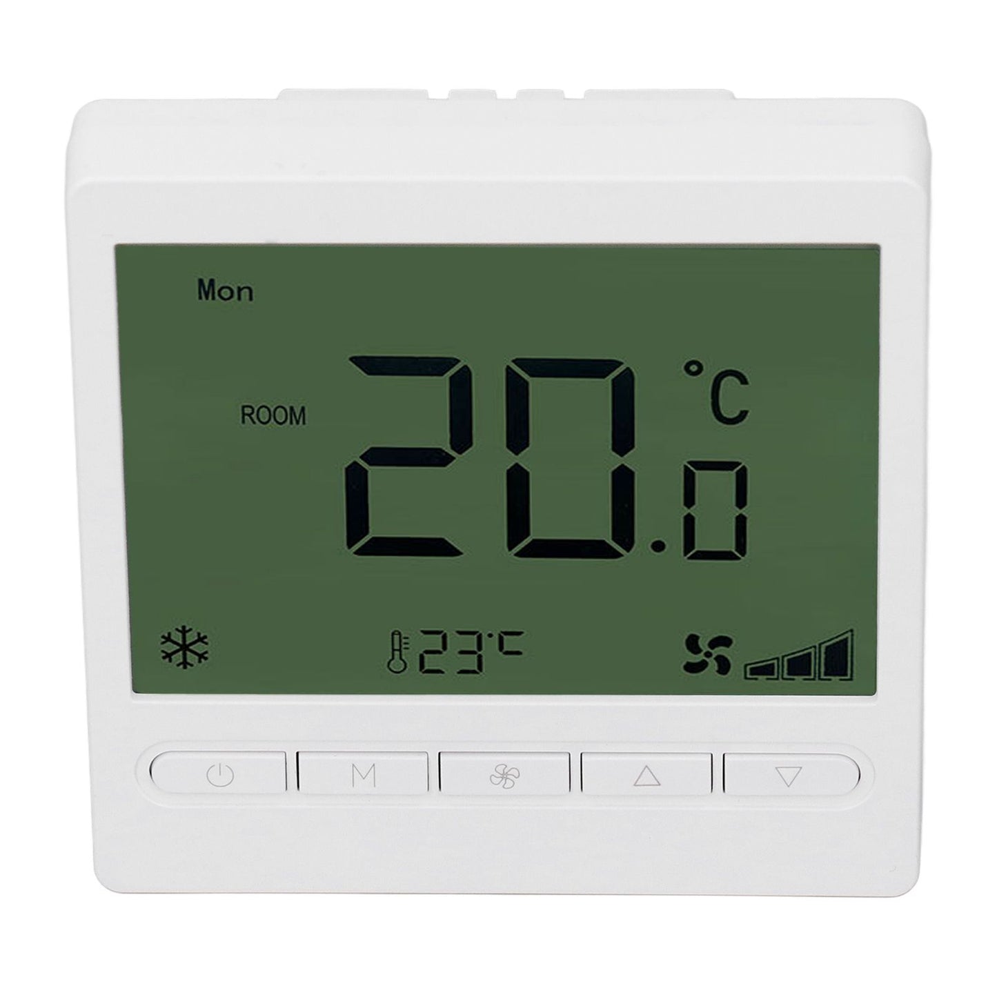 Smart Fan Coil Thermostat ABS LCD Screen Anti Interference Intelligent Thermostat for Home 220V V1294-YM0512-3114220099011