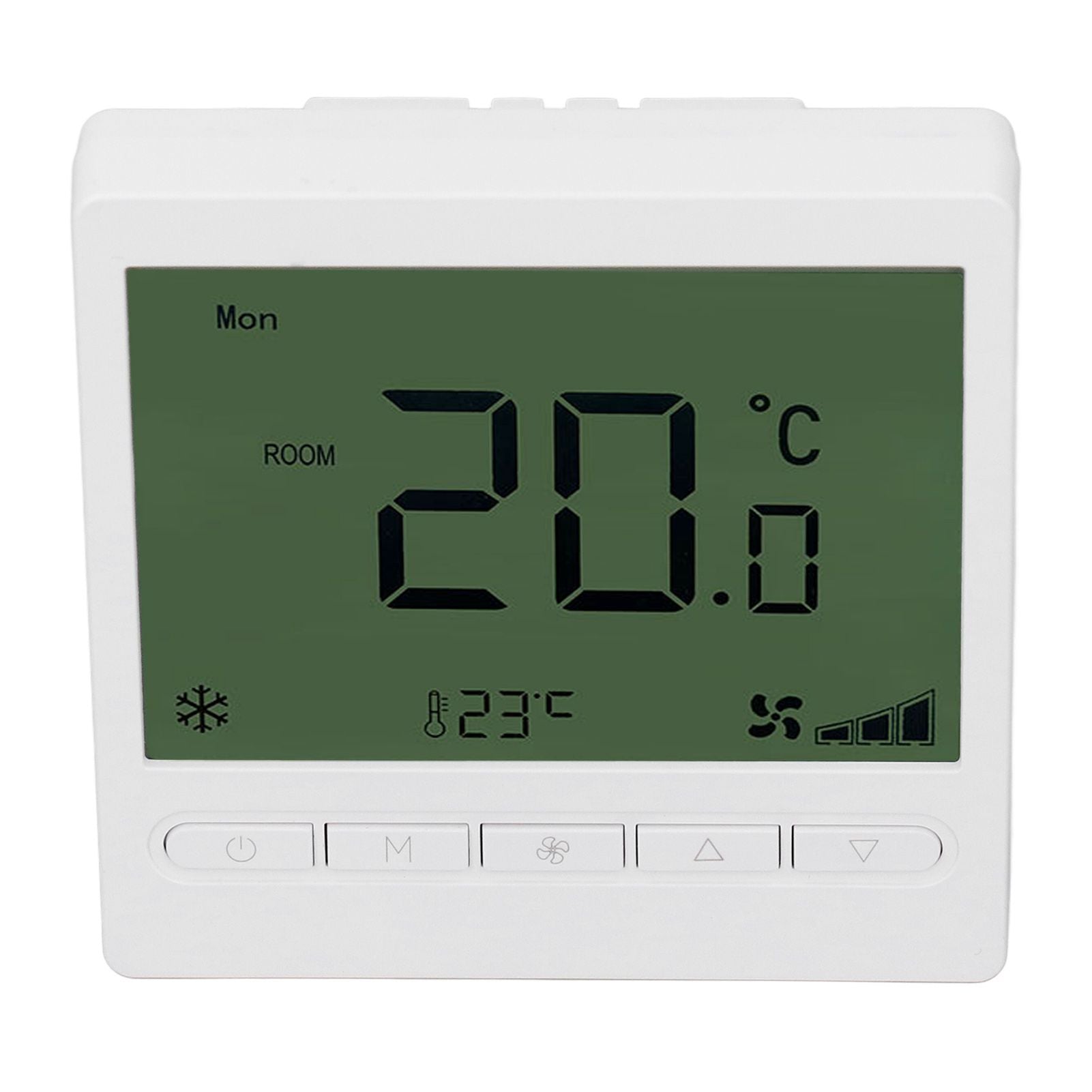Smart Fan Coil Thermostat ABS LCD Screen Anti Interference Intelligent Thermostat for Home 220V V1294-YM0512-3114220099011
