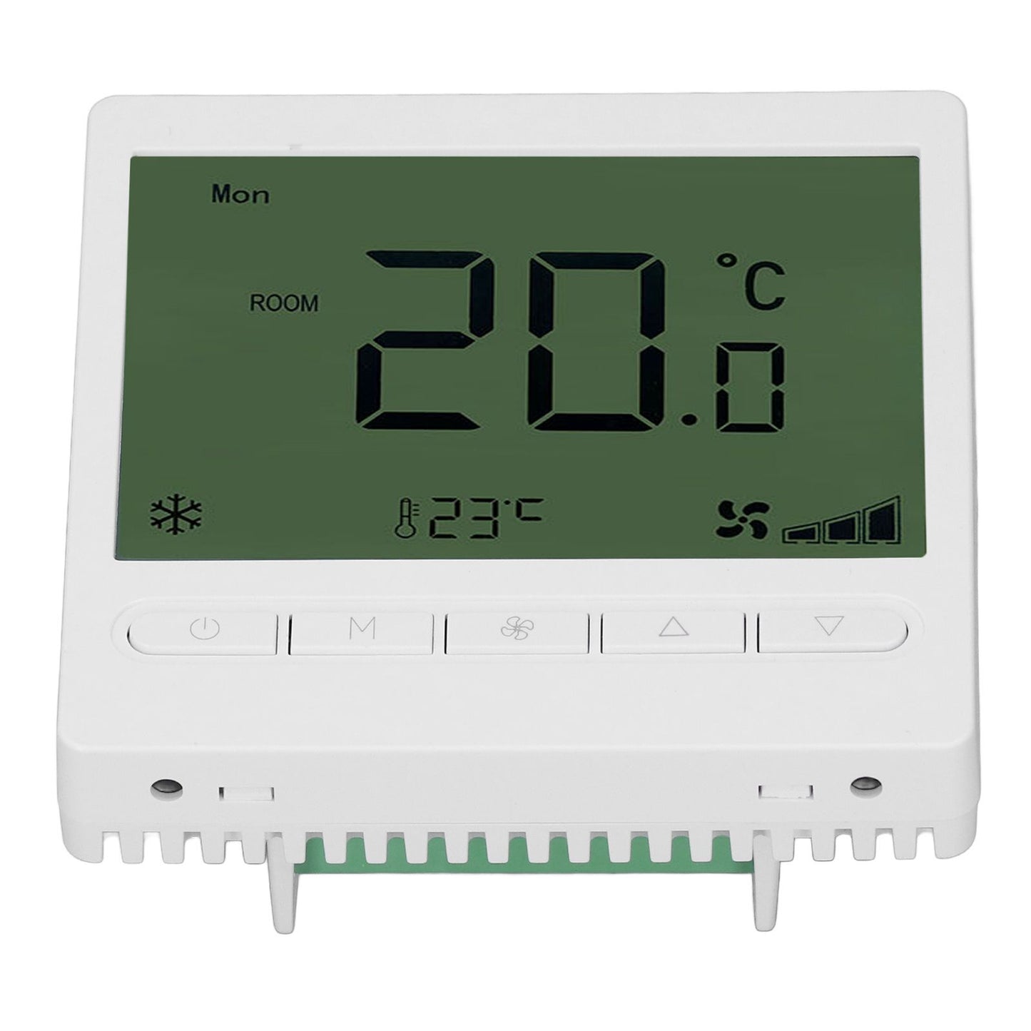 Smart Fan Coil Thermostat ABS LCD Screen Anti Interference Intelligent Thermostat for Home 220V V1294-YM0512-3114220099011