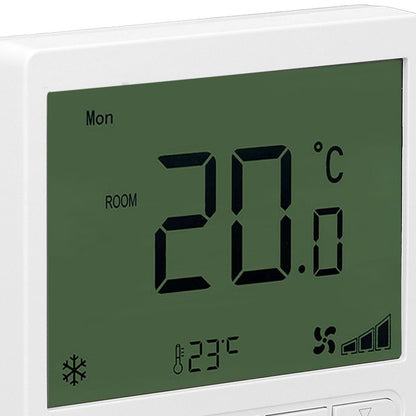 Smart Fan Coil Thermostat ABS LCD Screen Anti Interference Intelligent Thermostat for Home 220V V1294-YM0512-3114220099011