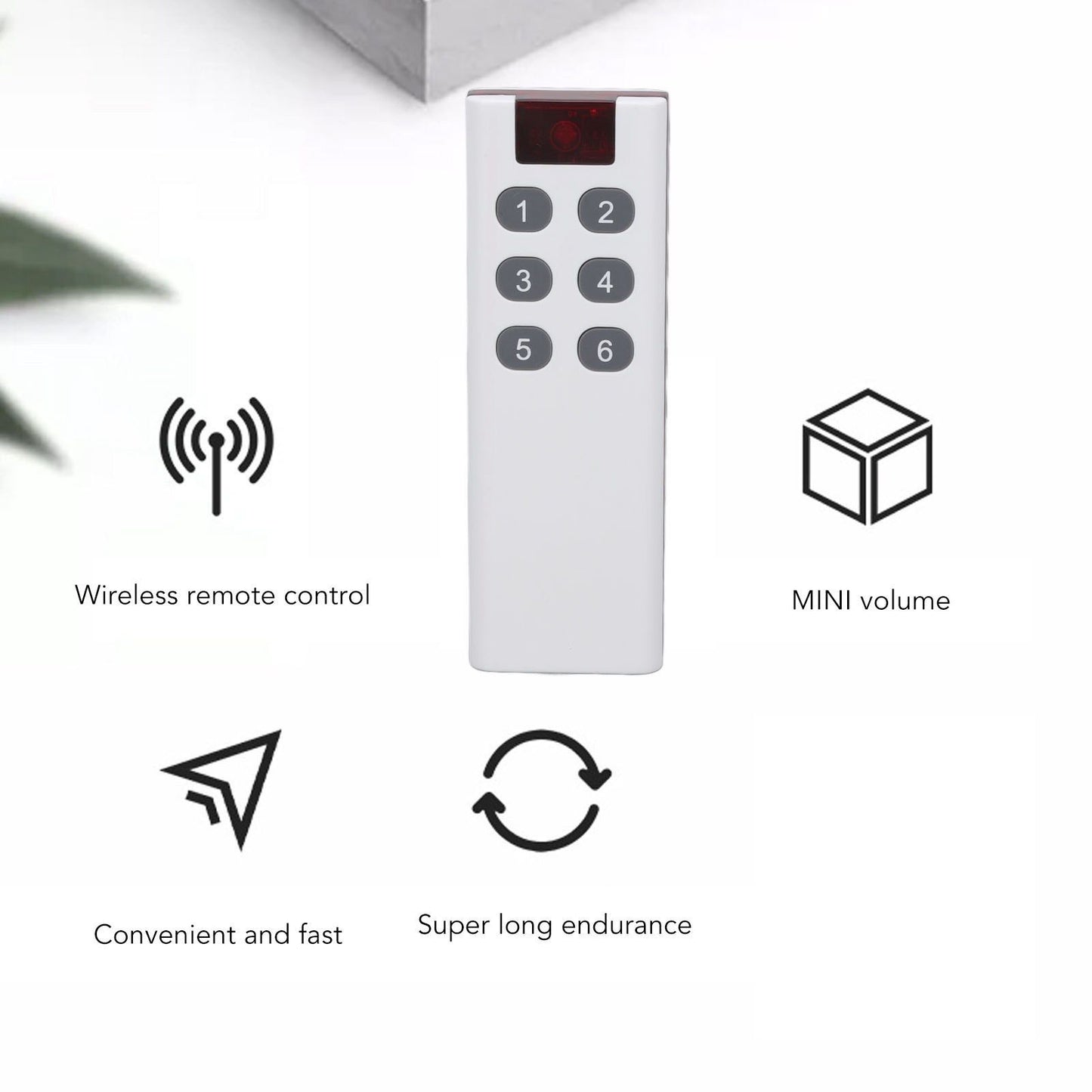 433MHZ Universal Wireless Learning Code Digital Remote Controller Transmitter High Power 1000m Remote Control V1294-YM0512-3114220099511