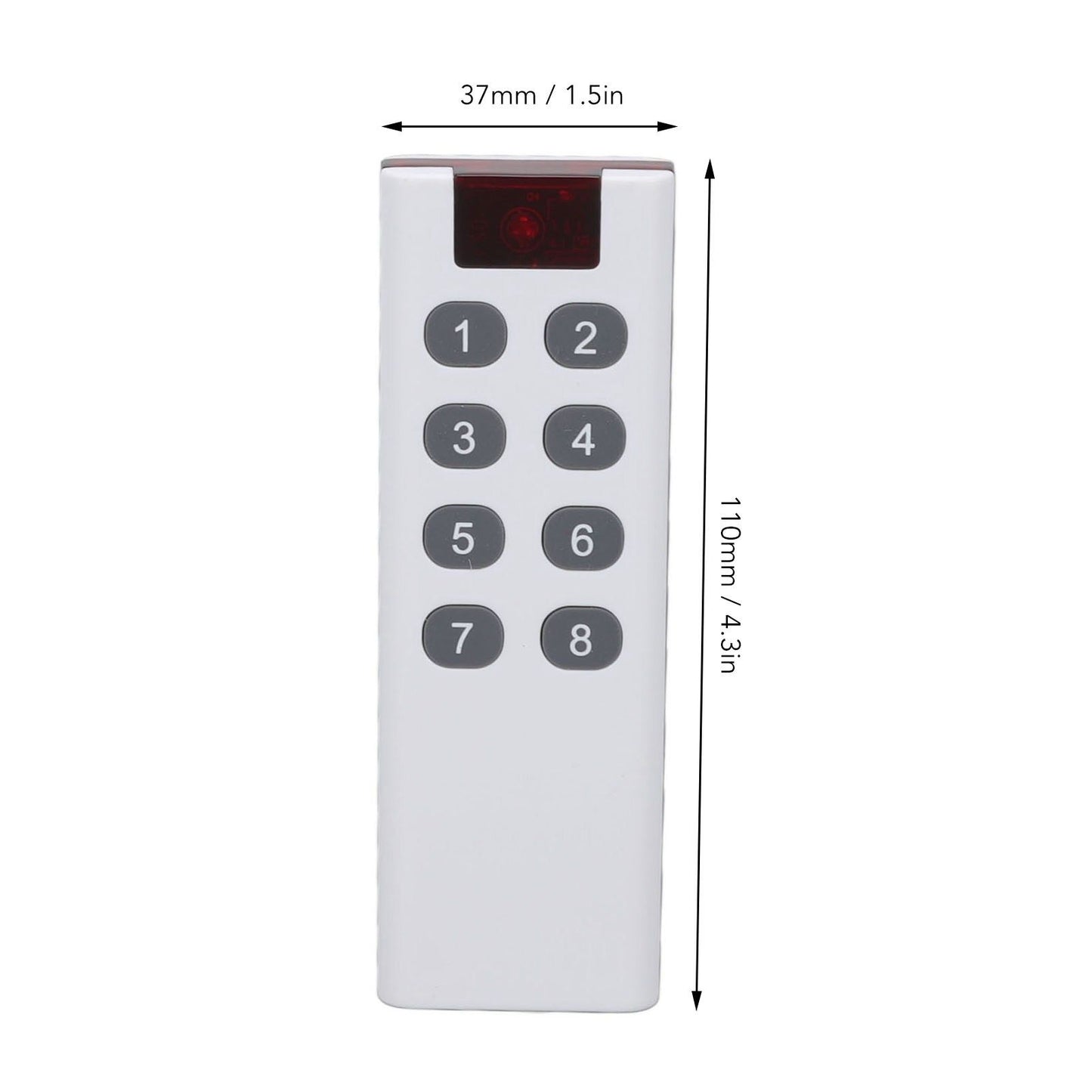 433MHZ Universal Wireless Learning Code Digital Remote Controller Transmitter High Power 1000m Remote Control V1294-YM0512-3114220099512