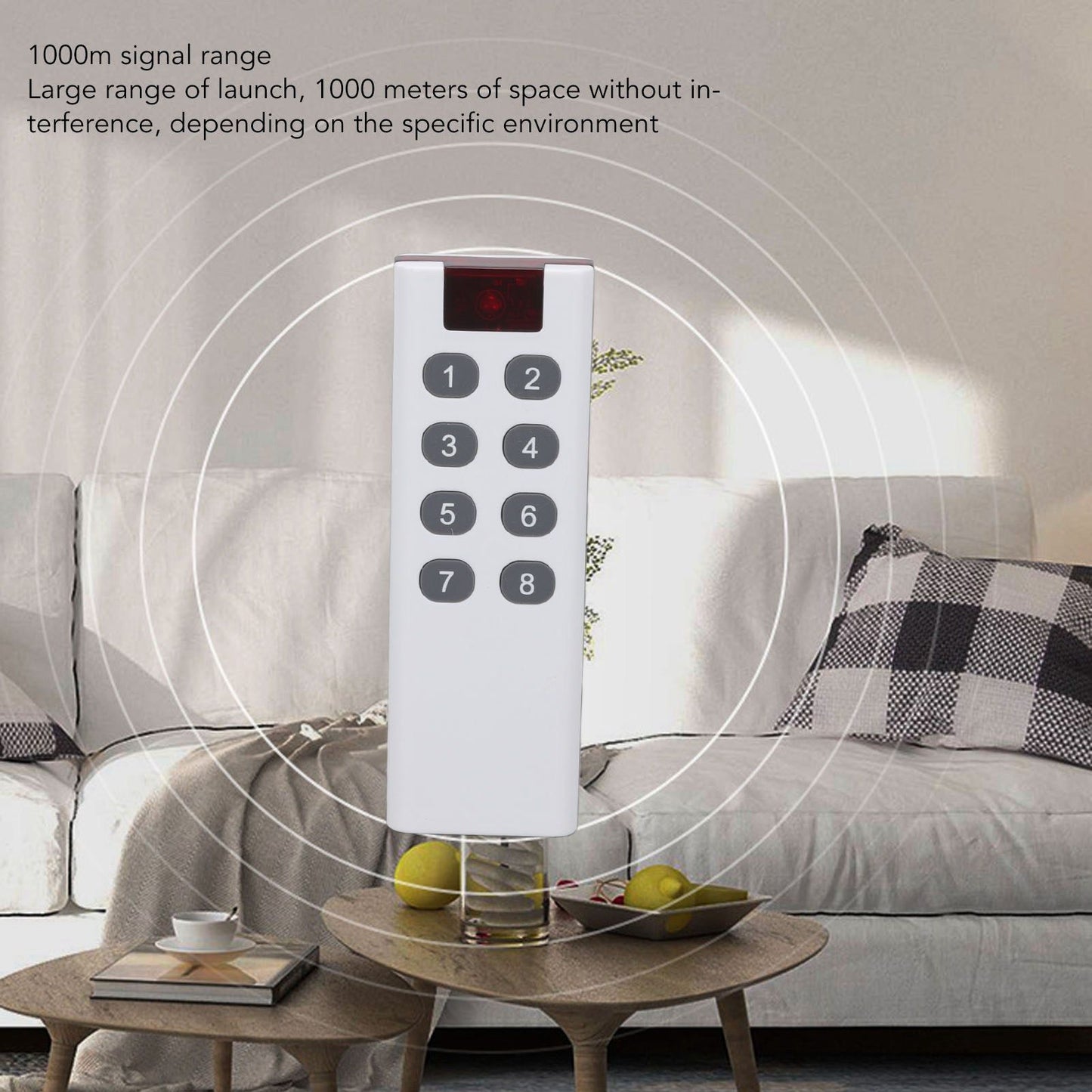 433MHZ Universal Wireless Learning Code Digital Remote Controller Transmitter High Power 1000m Remote Control V1294-YM0512-3114220099512