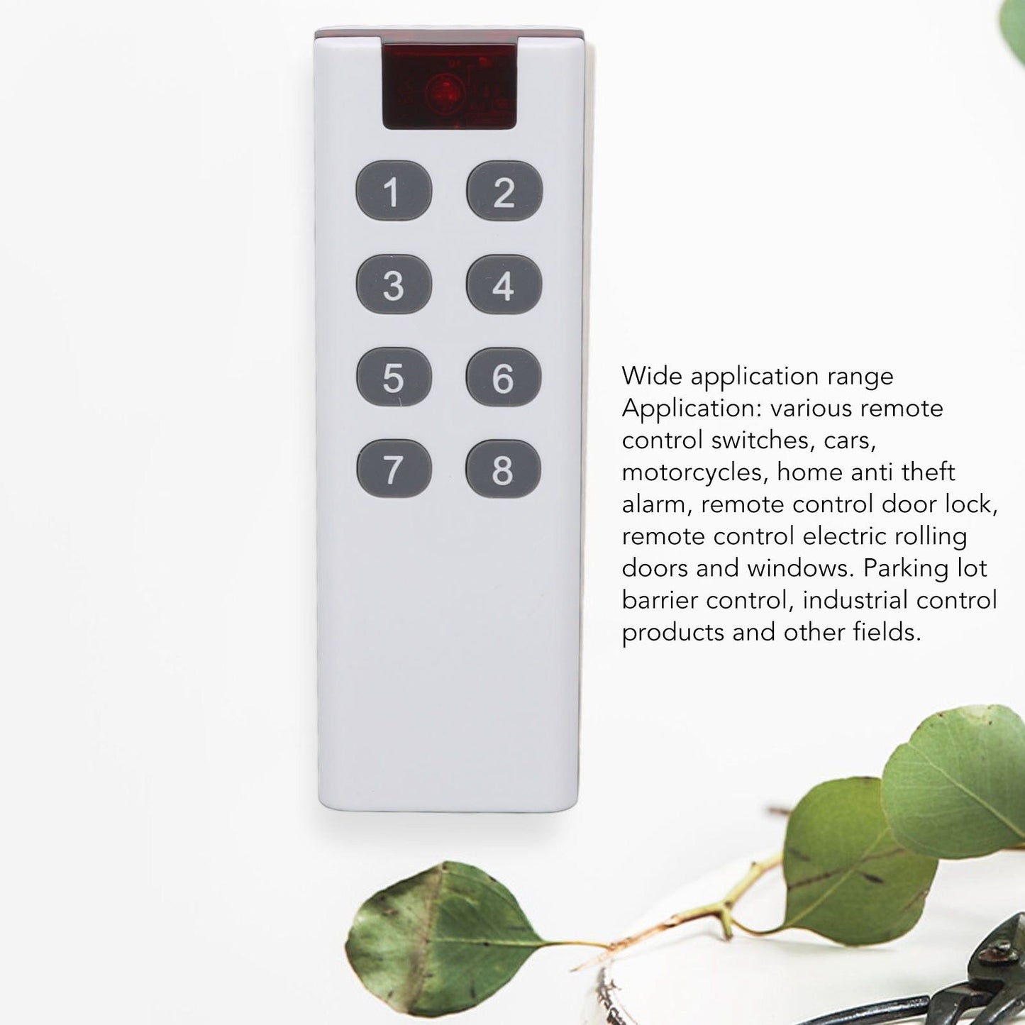 433MHZ Universal Wireless Learning Code Digital Remote Controller Transmitter High Power 1000m Remote Control V1294-YM0512-3114220099512