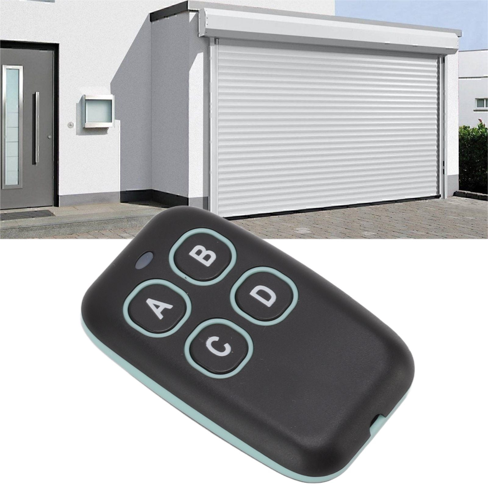 433MHZ Wireless Remote Control Switch 4 Button Garage Door Wireless RF Switch for Home Shopping Mall DC12V V1294-YM0512-3114220100411