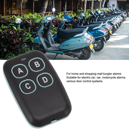 433MHZ Wireless Remote Control Switch 4 Button Garage Door Wireless RF Switch for Home Shopping Mall DC12V V1294-YM0512-3114220100411