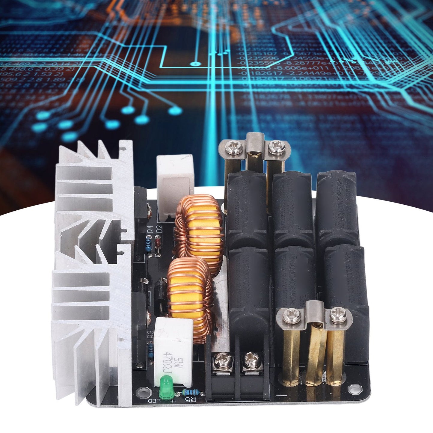 Induction Heating Module 1000W High Frequency Low Voltage ZVS Heater Board with Coil for DIY 12V-48V V1294-YM0512-3114220100511