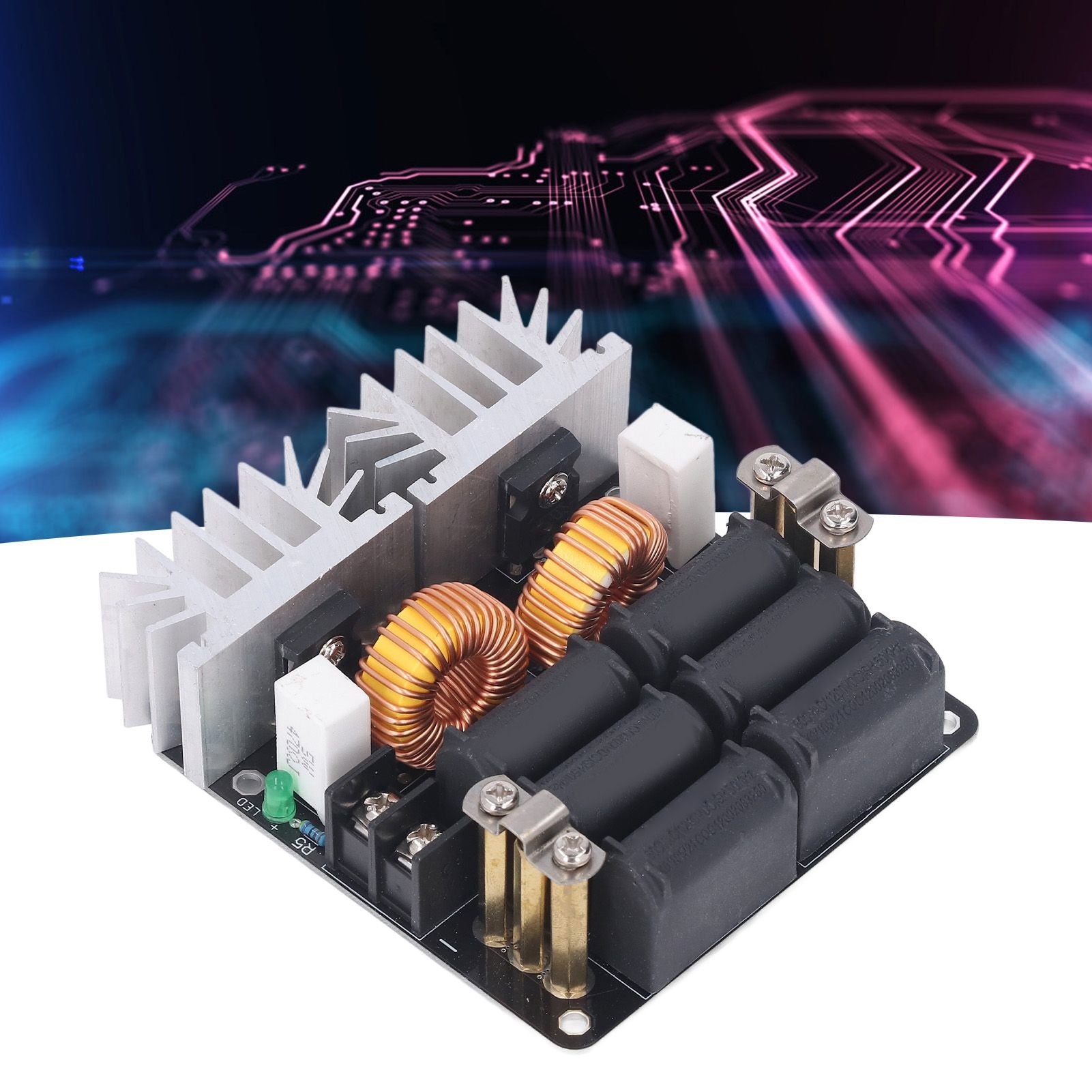 Induction Heating Module 1000W High Frequency Low Voltage ZVS Heater Board with Coil for DIY 12V-48V V1294-YM0512-3114220100511