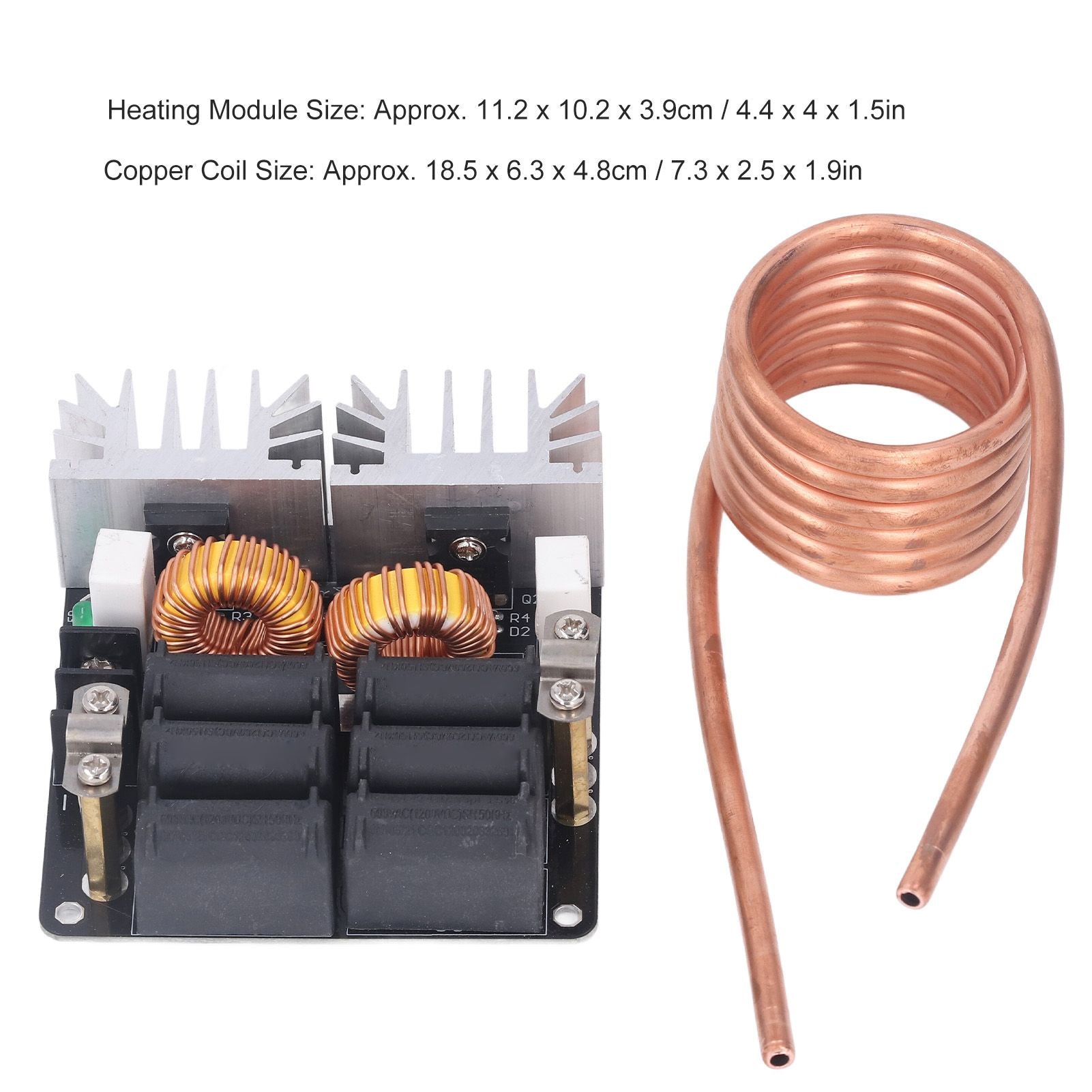 Induction Heating Module 1000W High Frequency Low Voltage ZVS Heater Board with Coil for DIY 12V-48V V1294-YM0512-3114220100511
