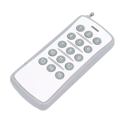433MHz Universal Remote Control Wireless ABS 15 Keys Remote Control Switch for Replacement Door Light V1294-YM0512-3114220100911