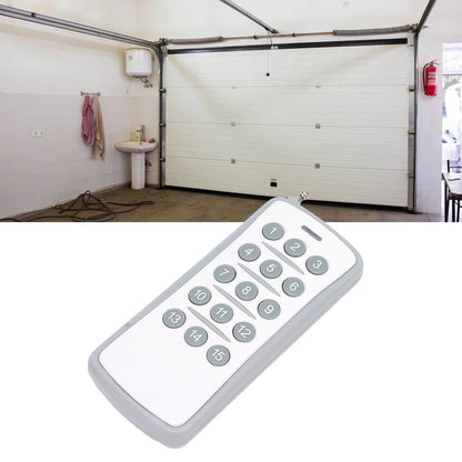 433MHz Universal Remote Control Wireless ABS 15 Keys Remote Control Switch for Replacement Door Light V1294-YM0512-3114220100911
