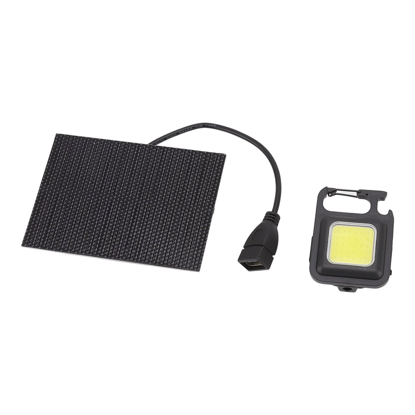 Monocrystalline Solar LED Light 5W IP68 Waterproof USB Rechargeable Solar Panel Light for Outdoor Camping V1294-YM0512-3114220101011