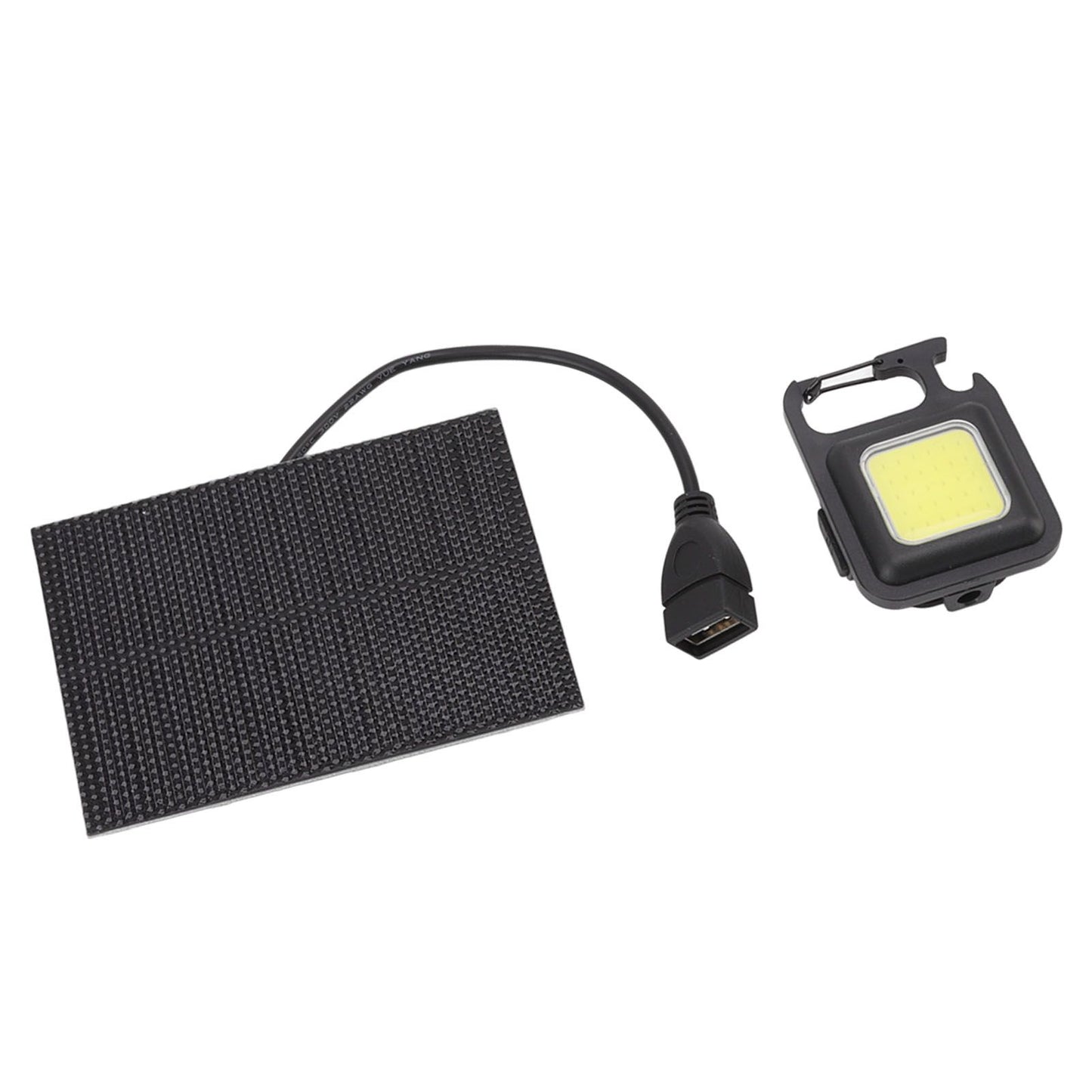 Monocrystalline Solar LED Light 5W IP68 Waterproof USB Rechargeable Solar Panel Light for Outdoor Camping V1294-YM0512-3114220101011