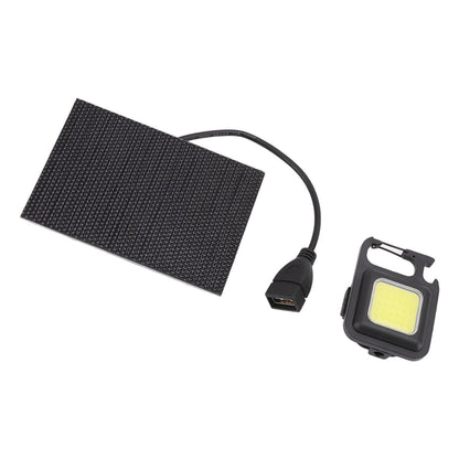 Monocrystalline Solar LED Light 5W IP68 Waterproof USB Rechargeable Solar Panel Light for Outdoor Camping V1294-YM0512-3114220101011