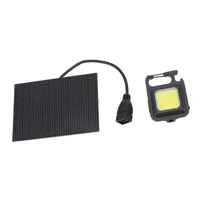Monocrystalline Solar LED Light 5W IP68 Waterproof USB Rechargeable Solar Panel Light for Outdoor Camping V1294-YM0512-3114220101011