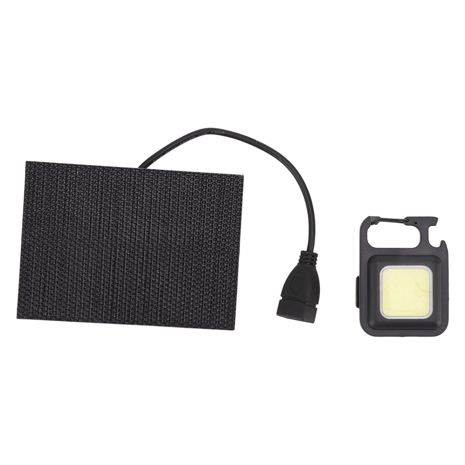 Monocrystalline Solar LED Light 5W IP68 Waterproof USB Rechargeable Solar Panel Light for Outdoor Camping V1294-YM0512-3114220101011