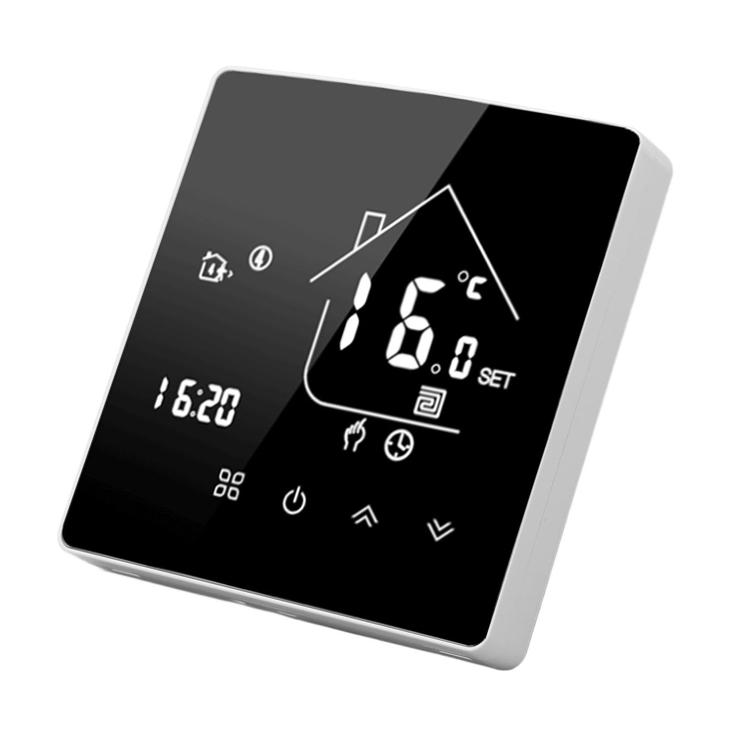 Smart Thermostat LCD Touch Screen Thermostat Programmable Temperature Controller for Boiler 95-240V Concealed V1294-YM0512-3114220101711