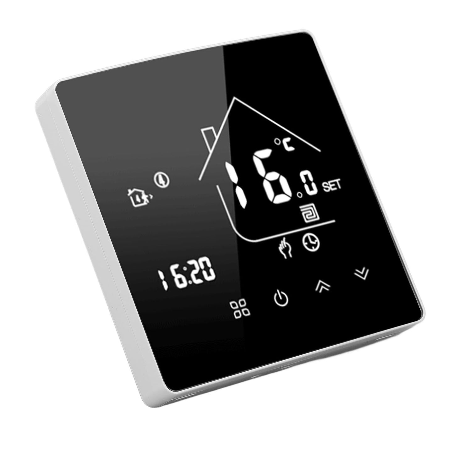 Smart Thermostat LCD Touch Screen Thermostat Programmable Temperature Controller for Boiler 95-240V Concealed V1294-YM0512-3114220101711