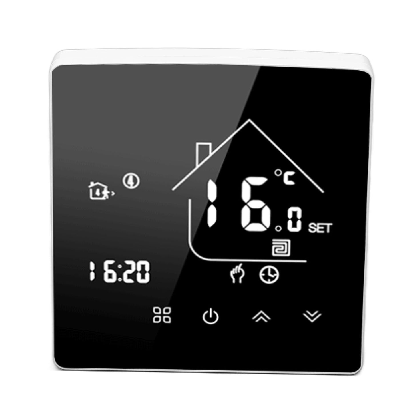 Smart Thermostat LCD Touch Screen Thermostat Programmable Temperature Controller for Boiler 95-240V Concealed V1294-YM0512-3114220101711