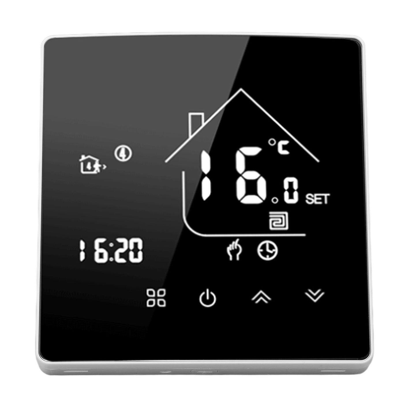Smart Thermostat LCD Touch Screen Thermostat Programmable Temperature Controller for Boiler 95-240V Concealed V1294-YM0512-3114220101711