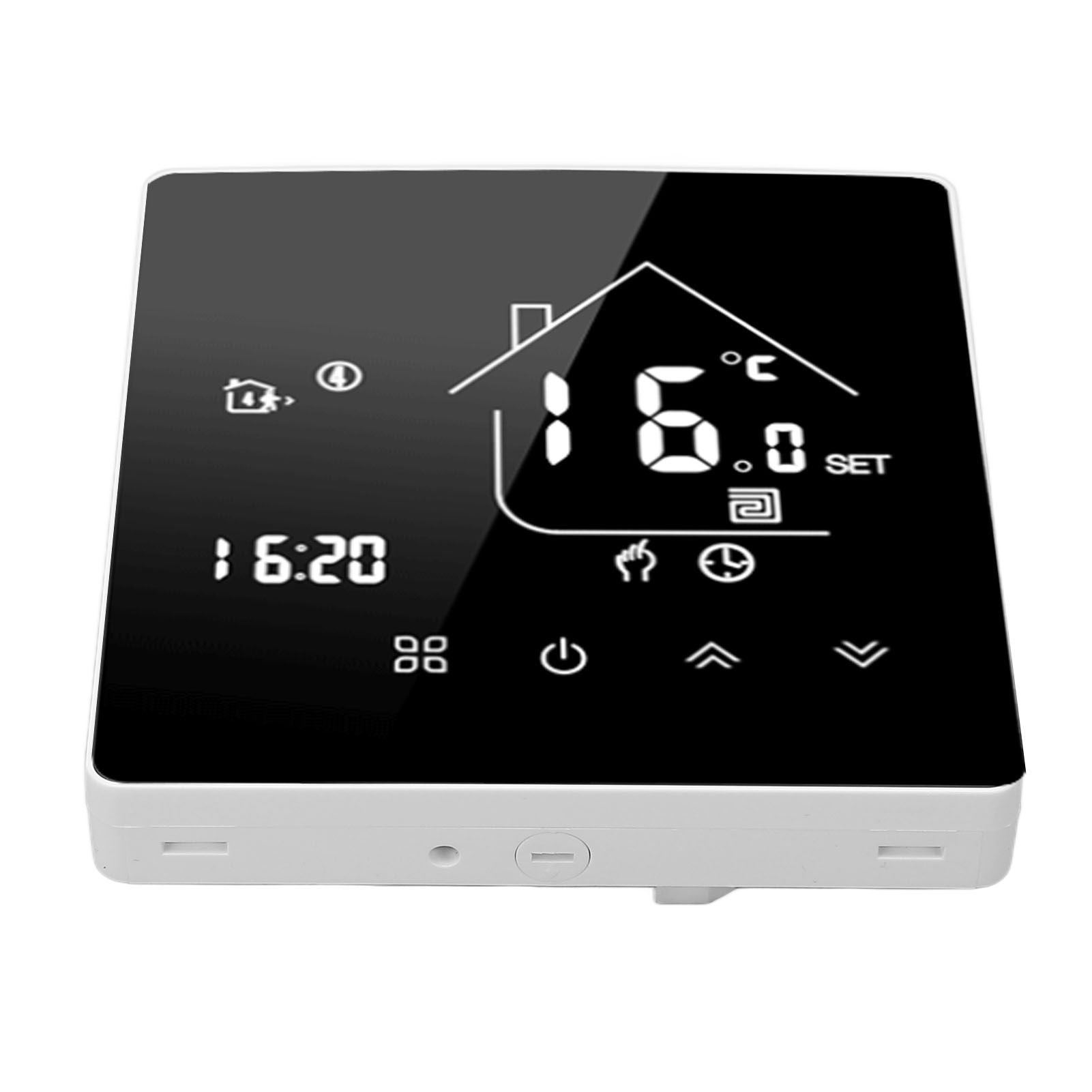 Smart Thermostat LCD Touch Screen Thermostat Programmable Temperature Controller for Boiler 95-240V Concealed V1294-YM0512-3114220101711