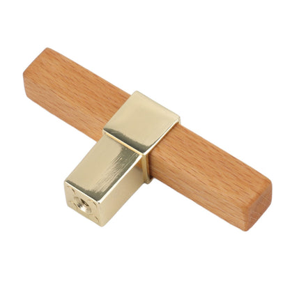 2 Pcs Wooden Cabinet Pulls Single Hole Door Pull Handle Knobs For Kitchen Drawer Cupboard Closet Golden V1294-YM0512-3114220102111