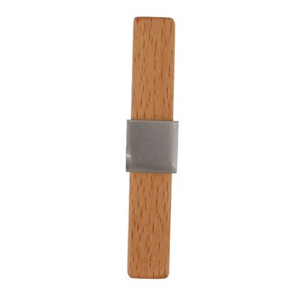 2 Pcs Wooden Cabinet Pulls Single Hole Door Pull Handle Knobs For Kitchen Drawer Cupboard Closet Brushed V1294-YM0512-3114220102112