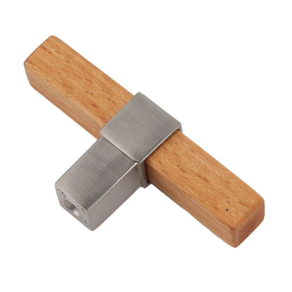 2 Pcs Wooden Cabinet Pulls Single Hole Door Pull Handle Knobs For Kitchen Drawer Cupboard Closet Brushed V1294-YM0512-3114220102112