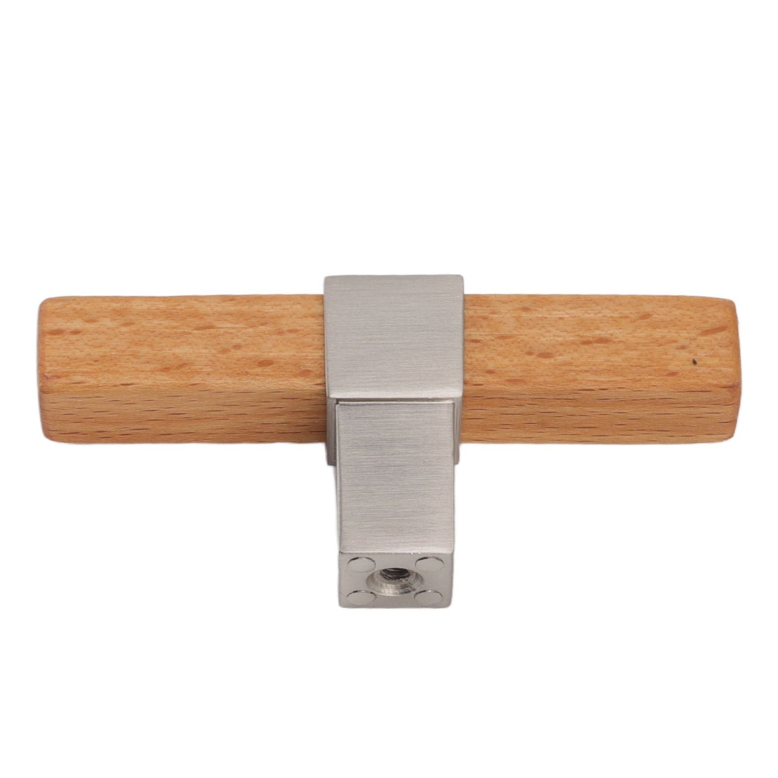 2 Pcs Wooden Cabinet Pulls Single Hole Door Pull Handle Knobs For Kitchen Drawer Cupboard Closet Brushed V1294-YM0512-3114220102112