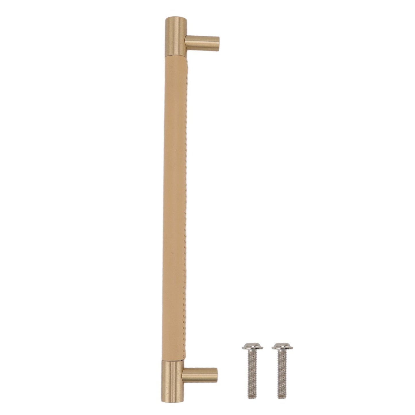 Cabinet Door Handle 224MM Hole Pitch Leather Brass Light Luxury Cupboard Bar Pull Handle for Home Wardrobe V1294-YM0512-3114220102211