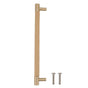 Cabinet Door Handle 224MM Hole Pitch Leather Brass Light Luxury Cupboard Bar Pull Handle for Home Wardrobe V1294-YM0512-3114220102211