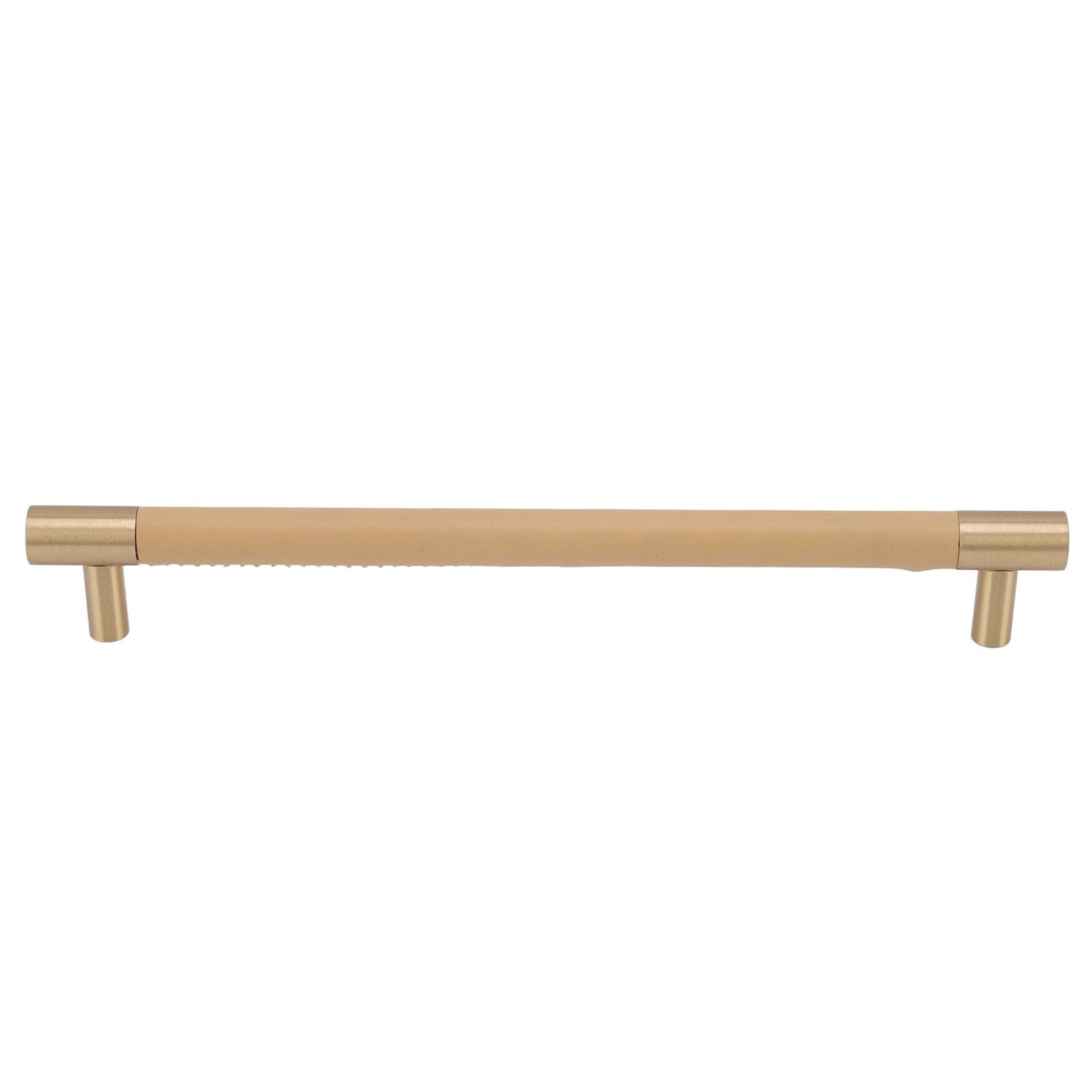 Cabinet Door Handle 224MM Hole Pitch Leather Brass Light Luxury Cupboard Bar Pull Handle for Home Wardrobe V1294-YM0512-3114220102211