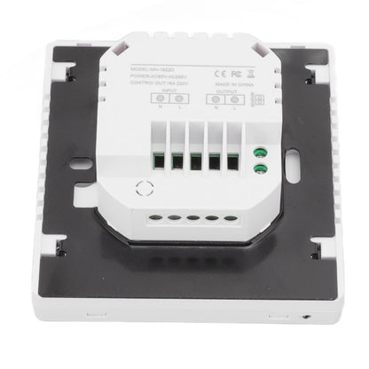 Smart Thermostat Backlit Touch Screen Dual Control Temperature Controller for Floor Heating High Power AC V1294-YM0512-3114220102511