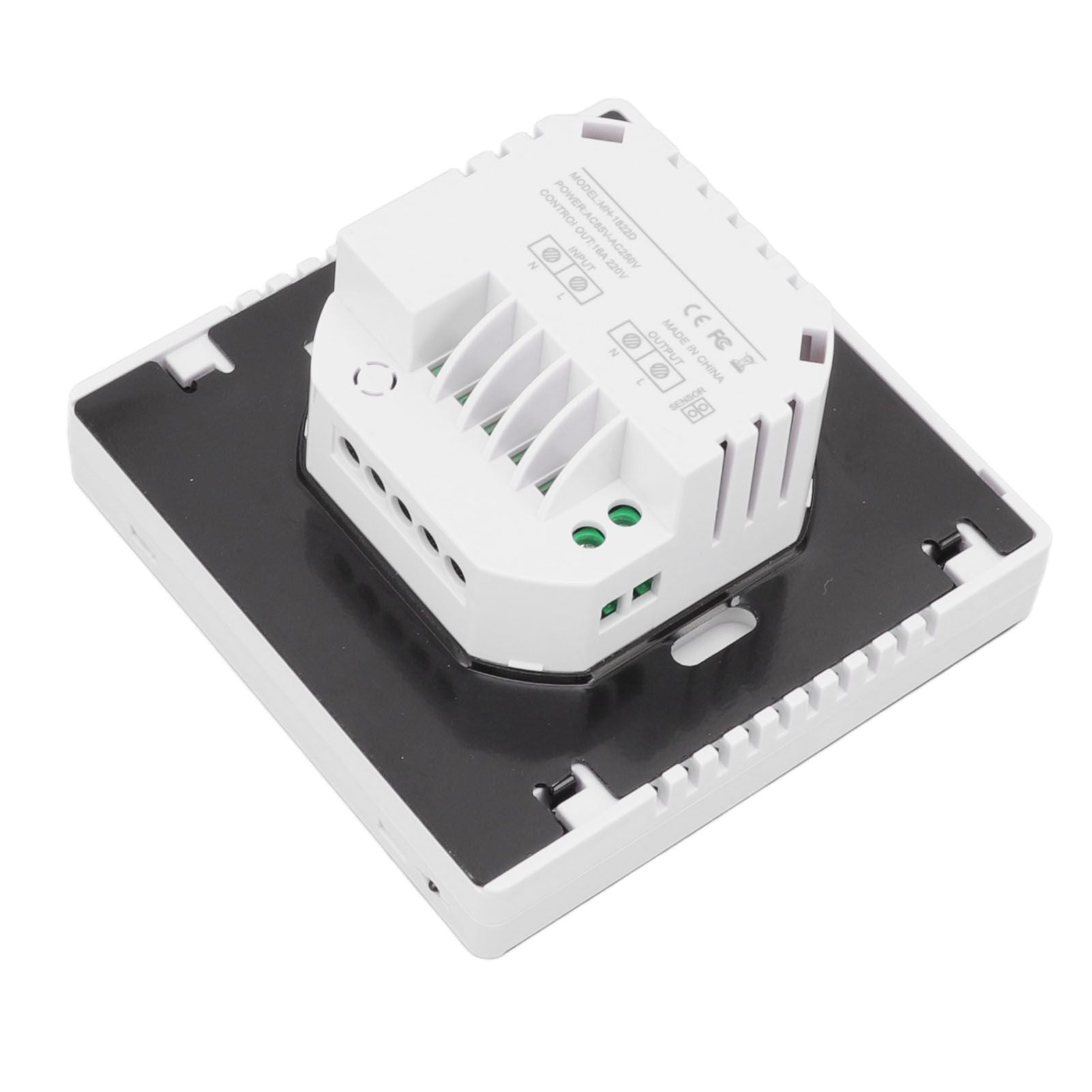 Smart Thermostat Backlit Touch Screen Dual Control Temperature Controller for Floor Heating High Power AC V1294-YM0512-3114220102511