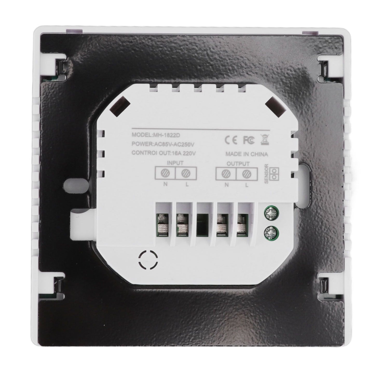 Smart Thermostat Backlit Touch Screen Dual Control Temperature Controller for Floor Heating High Power AC V1294-YM0512-3114220102511