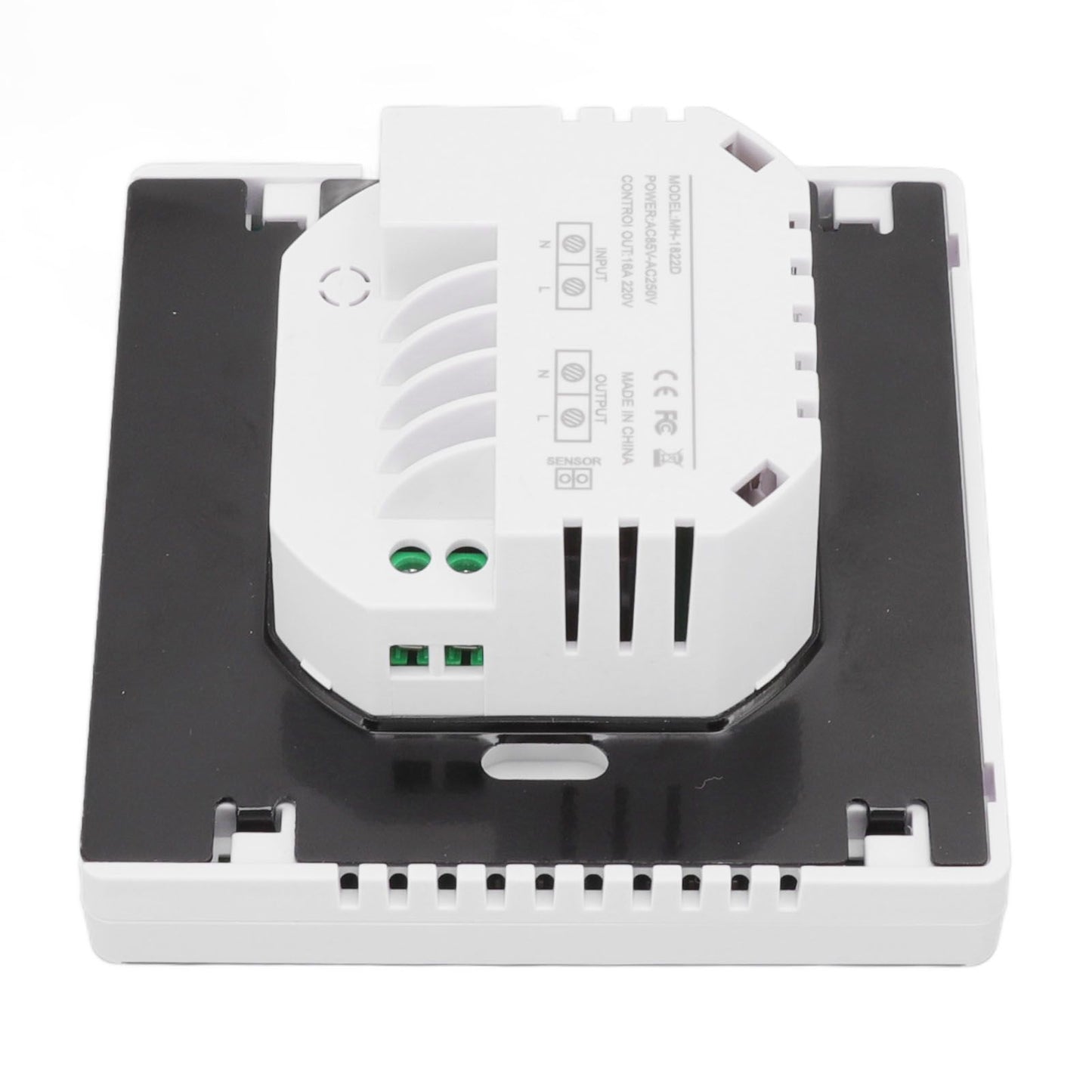 Smart Thermostat Backlit Touch Screen Dual Control Temperature Controller for Floor Heating High Power AC V1294-YM0512-3114220102511