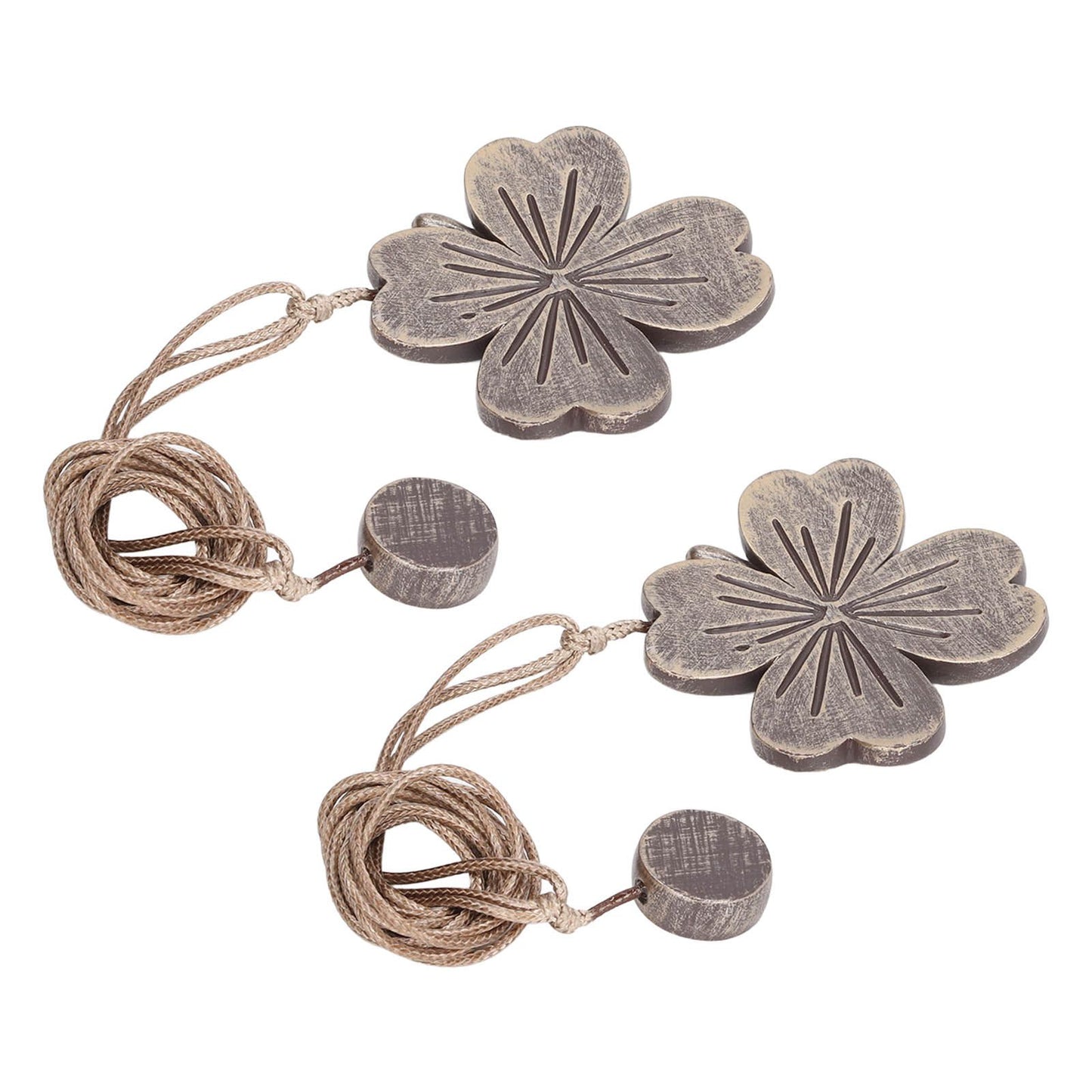 2 PCS Curtain Tiebacks Simple Resin Carving Binding Rope Curtain Strap Buckle Accessories V1294-YM0512-3114220103111