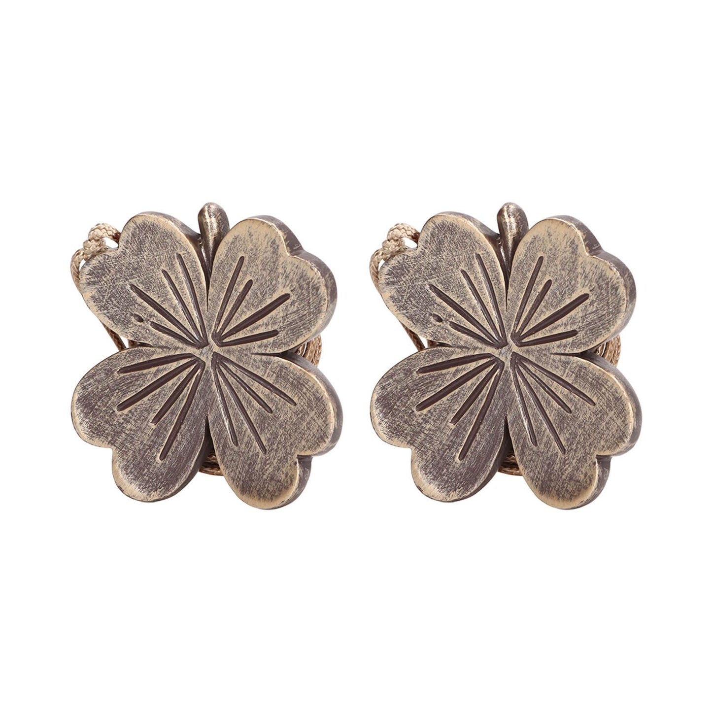 2 PCS Curtain Tiebacks Simple Resin Carving Binding Rope Curtain Strap Buckle Accessories V1294-YM0512-3114220103111