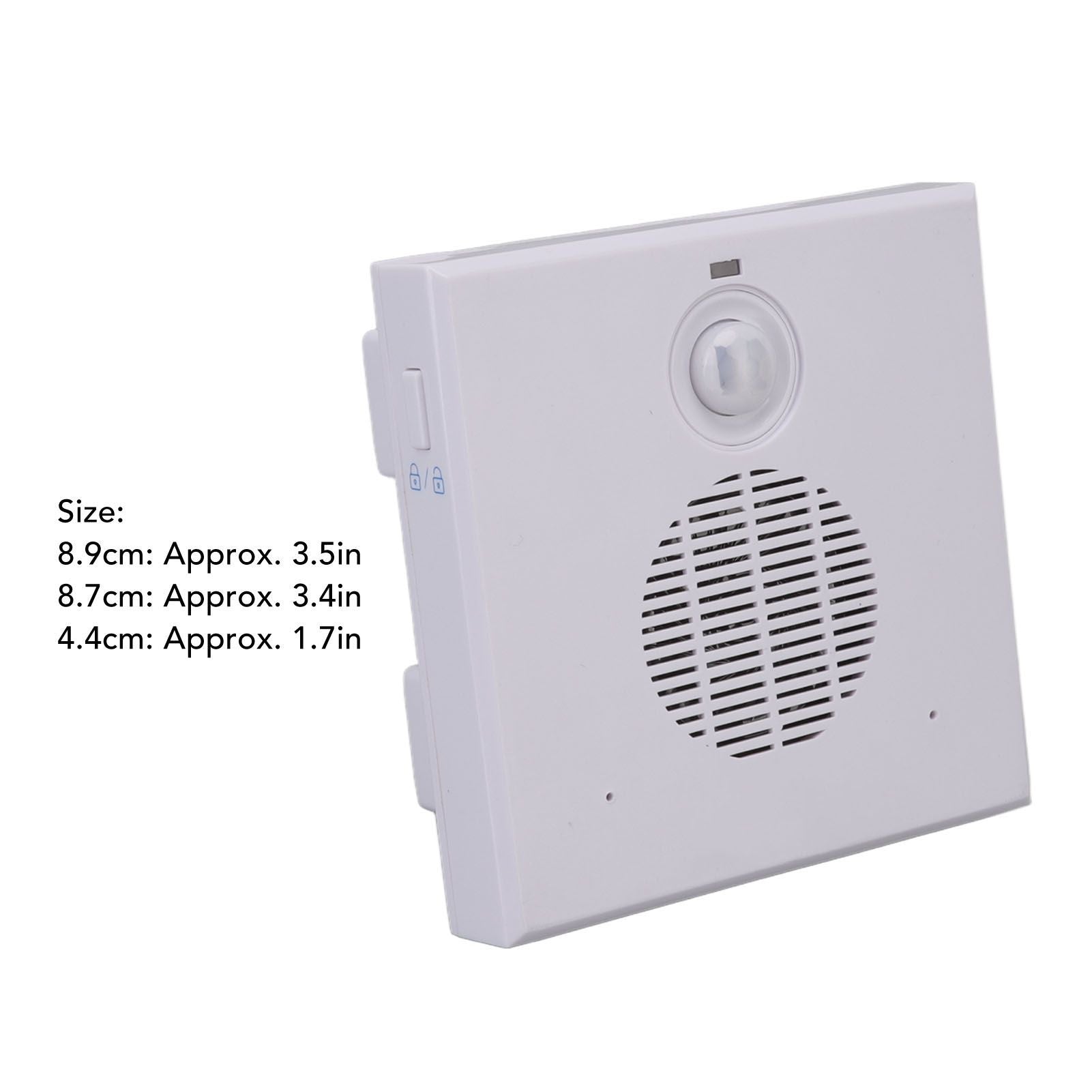 Motion Sensor Doorbell Human Infrared Induction Volume Adjustable Driveway Alarms for Bank Warehouse V1294-YM0512-3114220104711