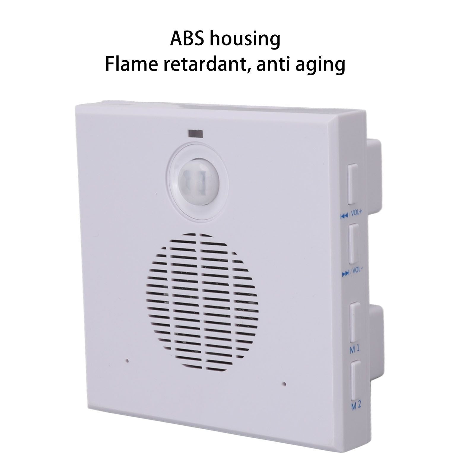 Motion Sensor Doorbell Human Infrared Induction Volume Adjustable Driveway Alarms for Bank Warehouse V1294-YM0512-3114220104711