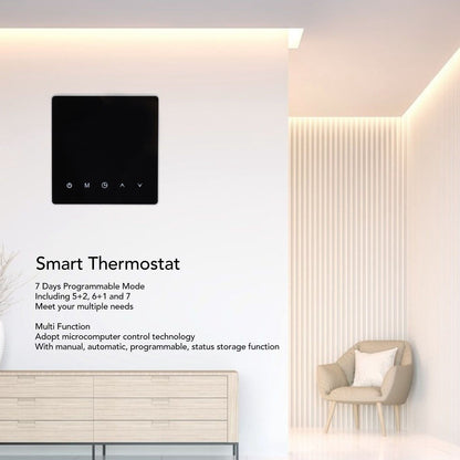 Smart Thermostat Touch Screen 7 Days Programmable APP Control WiFi Plumbing Temperature Controller for Home V1294-YM0512-3114220104911