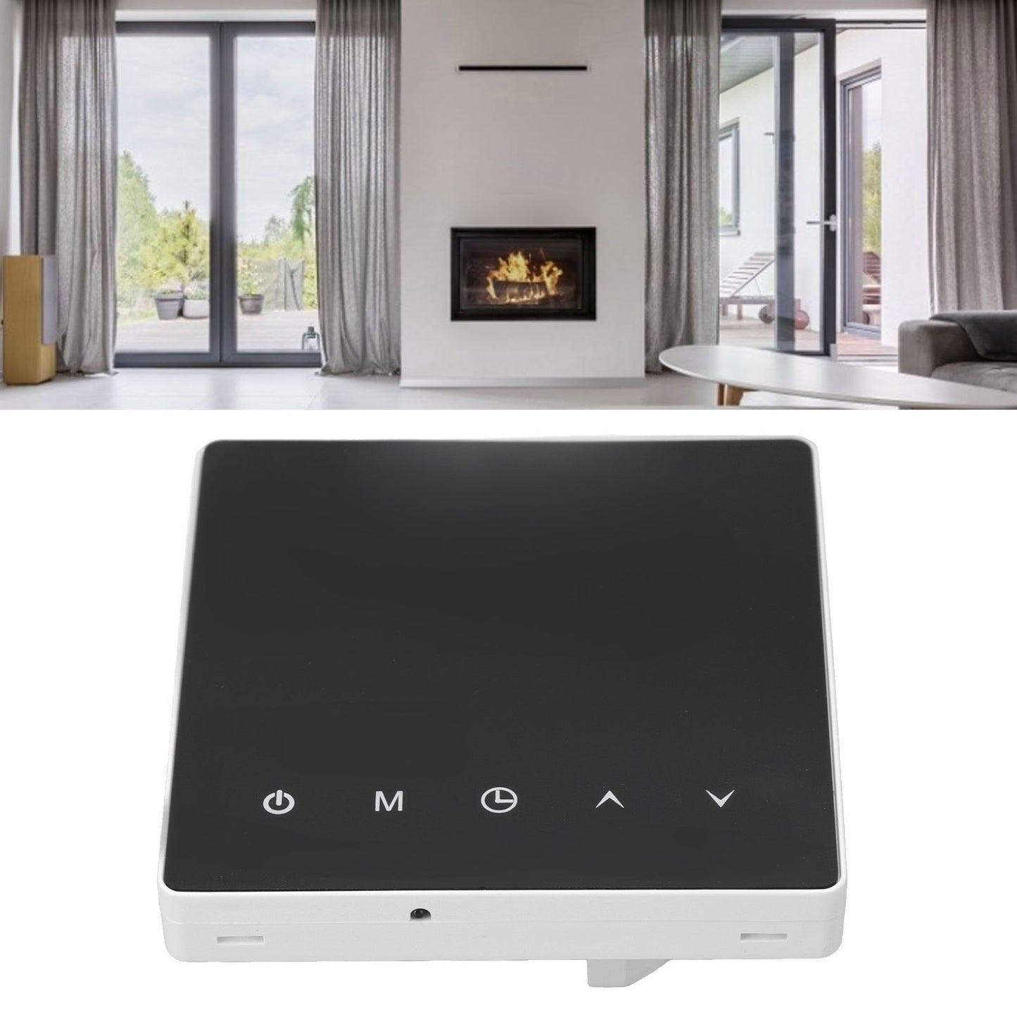 Smart Thermostat 16A Remote Control Programmable Anti Interference Wifi Touch Screen Thermostat 90-240V V1294-YM0512-3114220105011