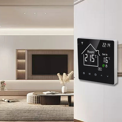 Smart Thermostat 86 Type LCD Touch Screen 7 Day Programmable Modes Digital Thermostat for Home 90 to 240V V1294-YM0512-3114220105111