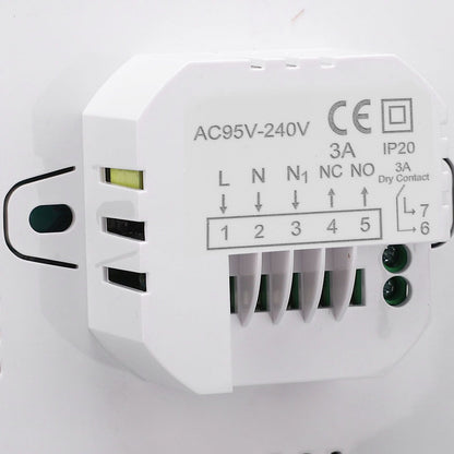 Programmable WIFI Thermostat LCD Touch Screen APP Voice Control Temperature Controller 100-240V Concealed V1294-YM0512-3114220108211
