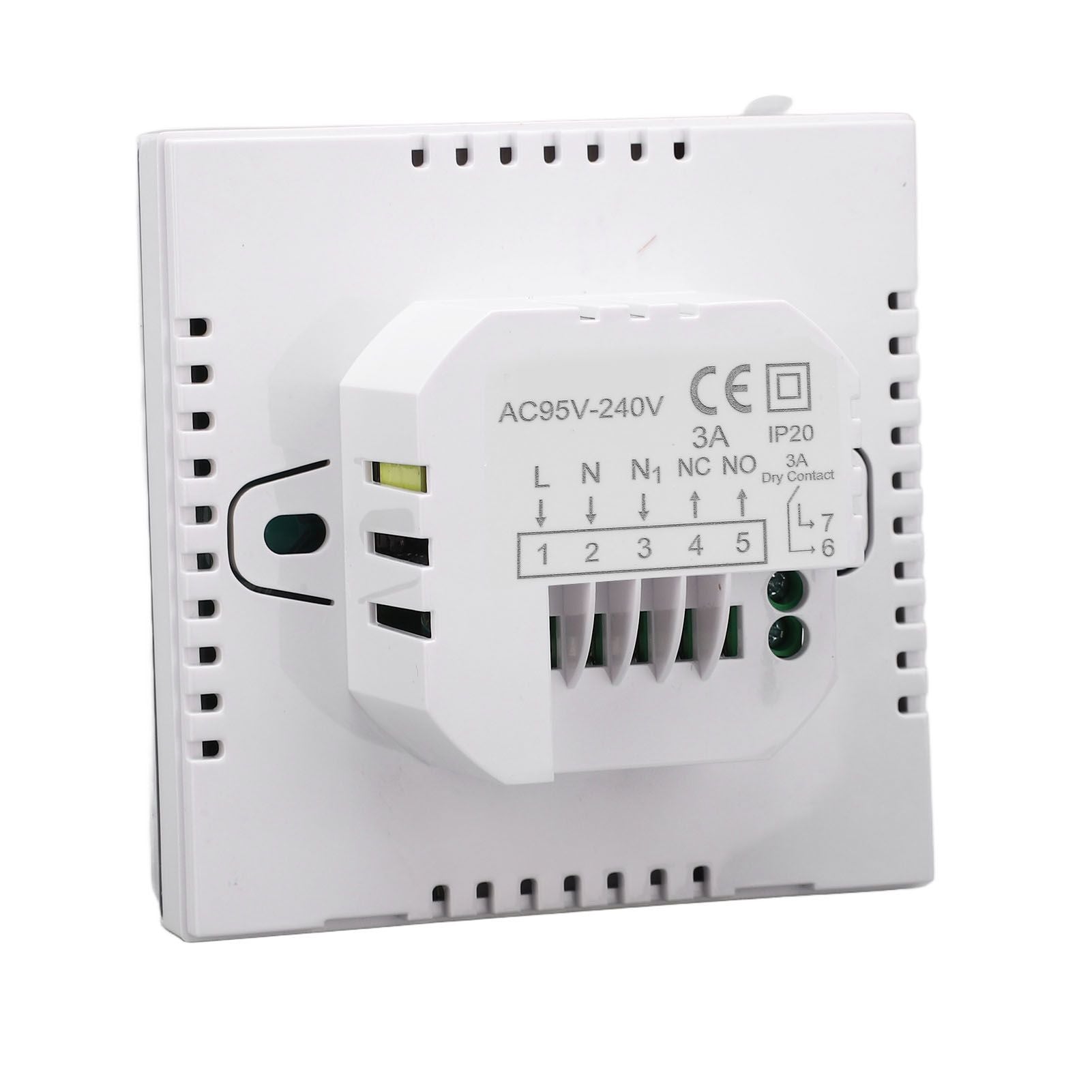 Programmable WIFI Thermostat LCD Touch Screen APP Voice Control Temperature Controller 100-240V Concealed V1294-YM0512-3114220108211