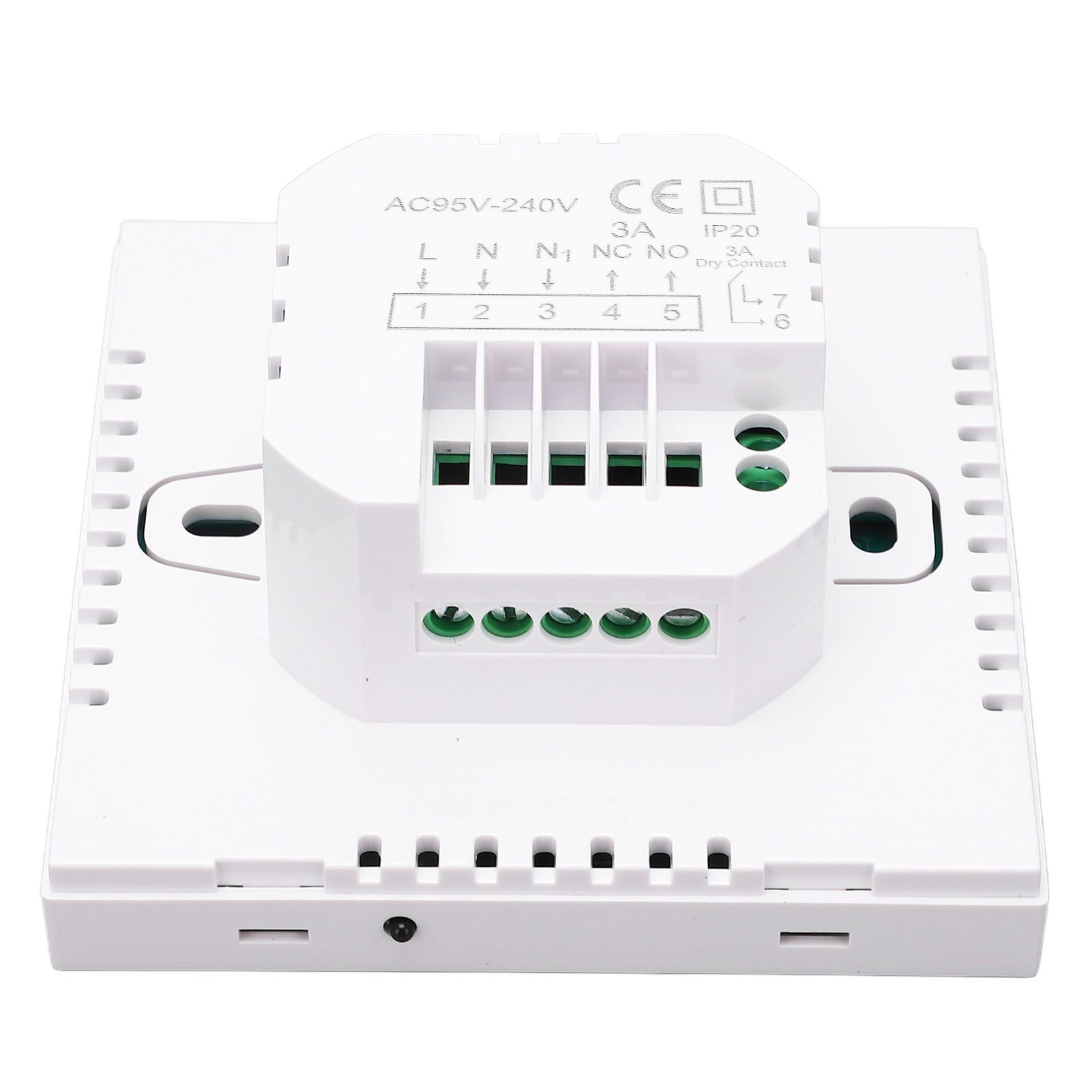 Programmable WIFI Thermostat LCD Touch Screen APP Voice Control Temperature Controller 100-240V Concealed V1294-YM0512-3114220108211